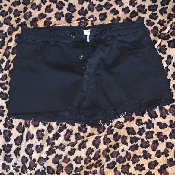 Forever 21 Pants - Forever 21 black cutoff shorts